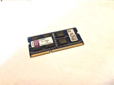 PAMIĘĆ RAM KINGSTON 8GB DDR3 1600MHZ SODIMM 1,5V