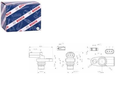 ДАТЧИК ПОЛОЖЕНИЯ ВАЛА ГРМ BOSCH