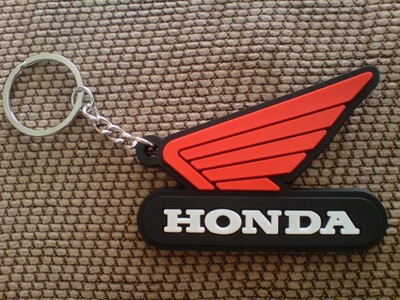 COLGANTE PARA LLAVES LOGOTIPO HONDA MOTOCICLETA  