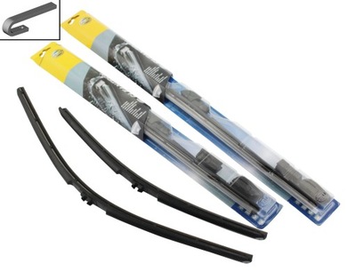 WIPER BLADES FRONT HELLA MITSUBISHI LANCER VIII 8  