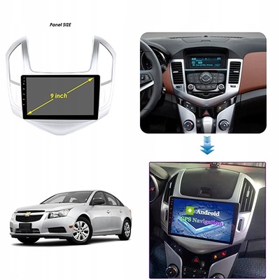 RADIO ANDROID CHEVROLET CRUZE 2013-16 CARPLAY 32G