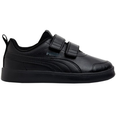 33 Buty dla dzieci Puma Courtflex v2 V PS czarne 371543 06 33