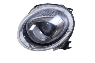 Лампа левая fiat 500 17r. фото №1