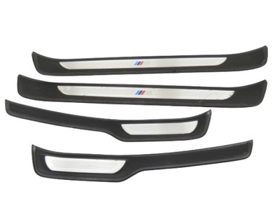 BMW E90 E91 MOLDURAS PARA UMBRALES INTERIOR M-PAKIET JUEGO BRIDAS  