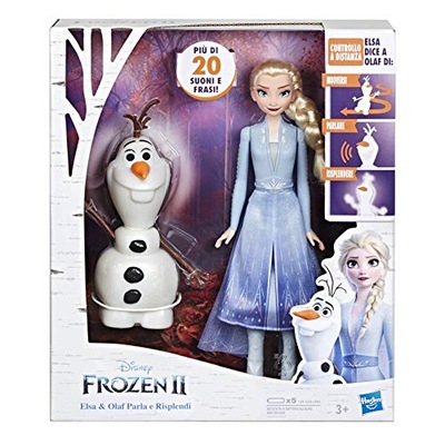 Frozen Kraina Lodu 2 Interaktywny Olaf Lalka Elsa