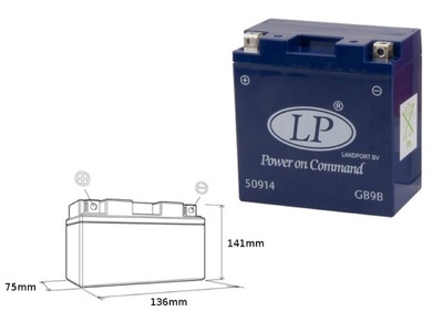 АККУМУЛЯТОР ГЕЛЕВИЙ LANDPORT GB9B