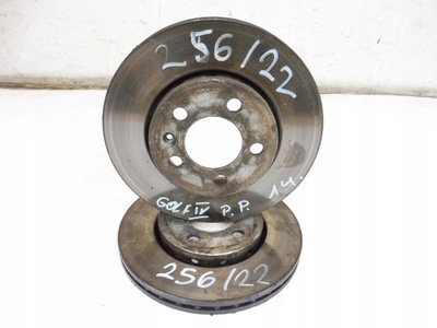 Диск гальмівні диски гальмівна перед 256 mm audi a1 a2 vw polo 6r skoda rapid фото №1