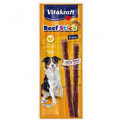 VITAKRAFT Beef Stick Indyk przysmak dla psa 2x12g