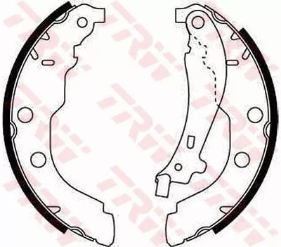 КОЛОДКИ HAM.PEUGEOT 406 /228X40/ 95- /TR GS8617