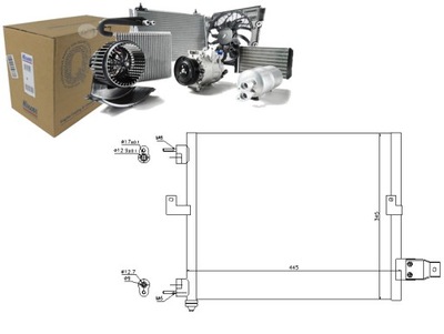 Nissens конденсатор кондиционера hyundai atos 1.0 02 фото №1