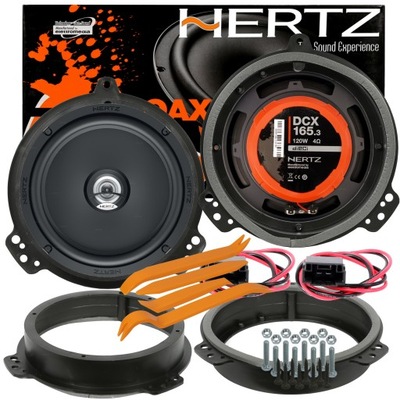 HERTZ DCX165 ALTAVOCES AUDI A3 8P PARTE DELANTERA DISTANCIAS  