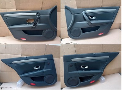 Обшивка шторка двері renault laguna iii hb шкіра комплект фото №1