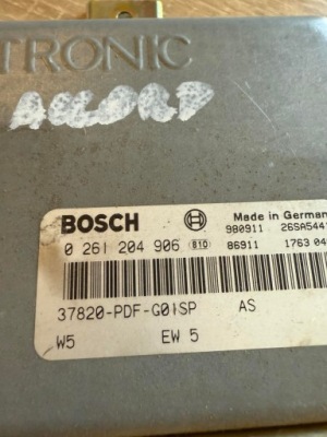 Бортовий комп'ютер блок керування 0261204906 фото №1