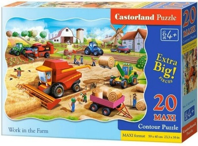 Puzzle 20 max Work on the Farm Castor