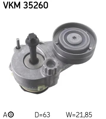 SKF НАТЯГУВАЧІ НАСОСУ VKM35260 НАТЯГУВАЧ РЕМЕНЯ MICRO-V