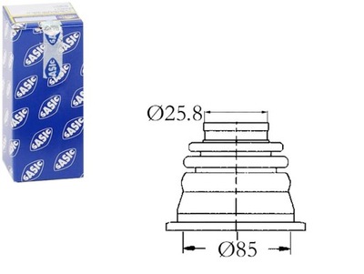 Sasic 4003408 набор защита, система рулевой фото №1