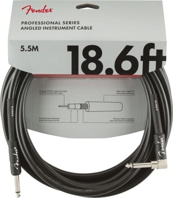 Fender Professional 18,6 ANG BLK kabel instr 5,5m