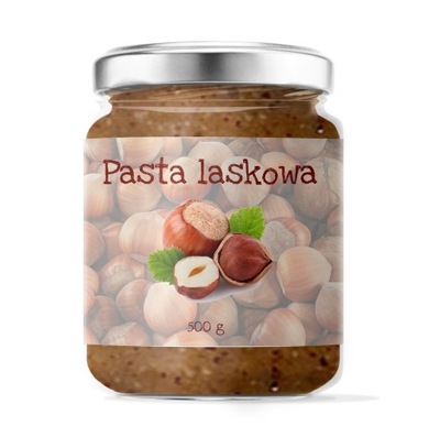 Masło Pasta z orzechów laskowych 500g