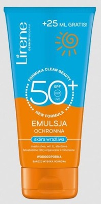 LIRENE SUN EMULSJA DO OPALANIA SPF 50+ 175ml DUŻA