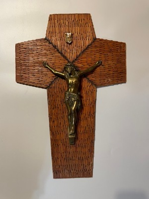 Stary piękny krzyż 54,5x37cm