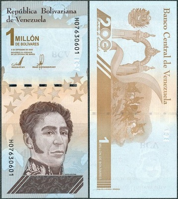 Wenezuela - 1000000 - 1 Milion Bolivares 2020 * W114