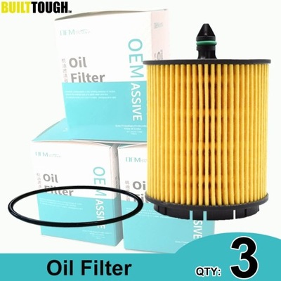 QTY 3, OIL FILTER 12605566 FOR BUICK CHEVROLE