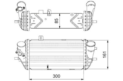 VALEO ИНТЕРКУЛЕР РАДИАТОР ВОЗДУХА DOLOTOWEGO HYUNDAI ACCENT IV
