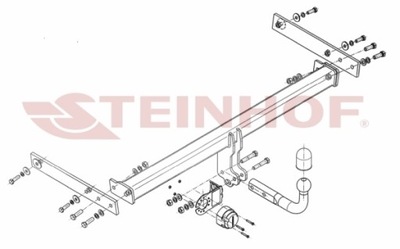 STEINHOF TOW BAR TOW BAR AUDI Q3, 2011-  