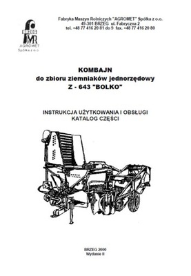 Z-643 BOLKO - MANUAL MANTENIMIENTO / KATALOG PIEZAS DE REPUESTO  