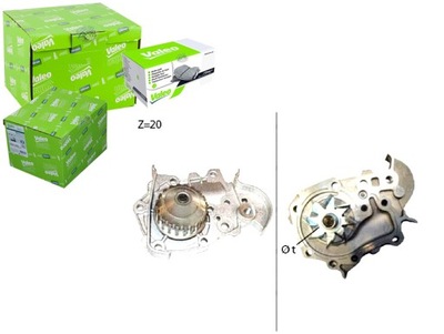 Valeo 506573 насос wody, охолодження двигуна фото №1