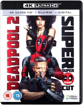 DEADPOOL 2 THEATRICAL AND UNRATED SUPER DUPER CUT 2XBLU-RAY 4K+2XBLU-RAY
