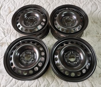 4 PIEZAS LLANTAS ACERO 6JX16 MERCEDES C CLASE W205 ET 36,5 NUEVO  