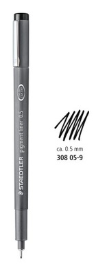 Cienkopis kreślarski Pigment Liner 0,5 mm czarny