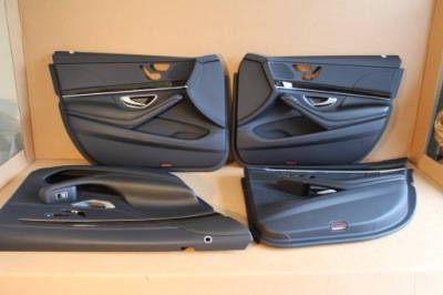 Обивка обшивки дверь комплект mercedes s-klasa w222 222 long фото №1