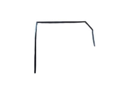 Kia niro 16-20r прокладка скло двері правий задня фото №1