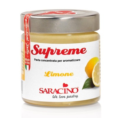 Aromat w kremie Cytrynowy pasta smakowa Saracino 200g