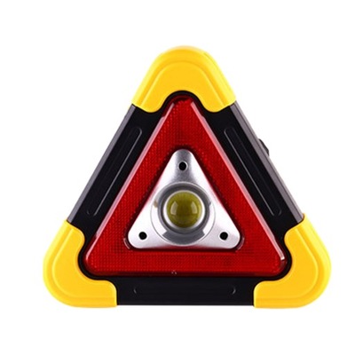 PORTABLE TRIANGLE WARNING SIGN TRIANGLE CAR СВЕТОДИОД LED WO фото