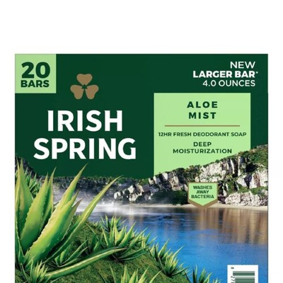 MYDŁO IRISH SPRING ALOE MIST 113G 20-PAK Z USA