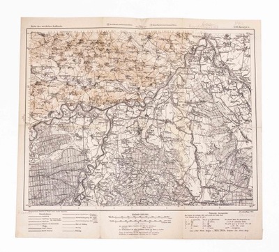 STARA MAPA - KOSZYCE, PRZEMYKÓW, OPATOWIEC, NOWE BRZESKO 1915