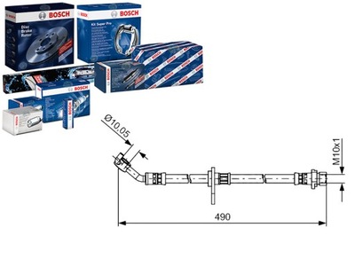 CABLE DE FRENADO ELAST. HONDA ACCORD VIII 2.0-3.5  