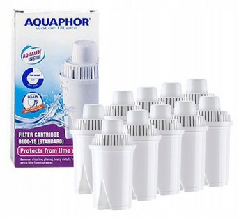 10X WKŁAD FILTR DO WODY AQUAPHOR B100-15 CLASSIC