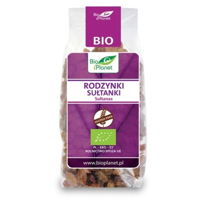 Bio Planet Rodzynki sułtanki 200g BIO