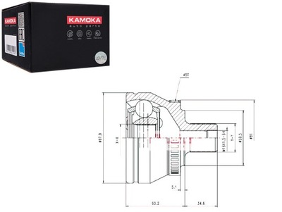 KAM6560 LANKSTAS PAVAROS ZEW. VW PASSAT 96- 