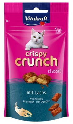 Vitakraft Cat Crispy Crunch łosoś 60g