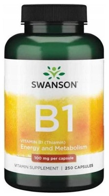 swanson witamina b1 100 mg 250 kaps.