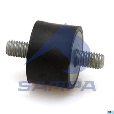 PODUSZKA GUMOWA OKRAGLA 30X20 M8