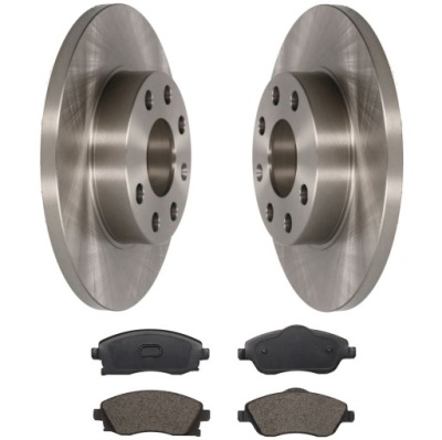 Гальмівні диски + гальмівні колодки перед opel corsa c 240x11mm -abs фото №1