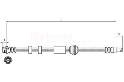 METZGER CABLE DE FRENADO  