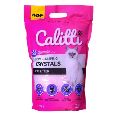 CALITTI Crystals Lavender - żwirek silikonowy dla