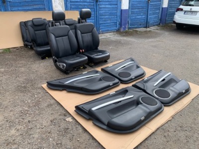 Сидіння сидіння mercedes x164 gl 7 осіб монітори lift ładne шкіра обшивки фото №1